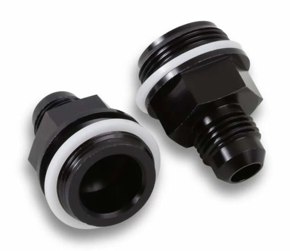 Dual Feed Fuel Line #6AN (Black) - 34-600BKQFT